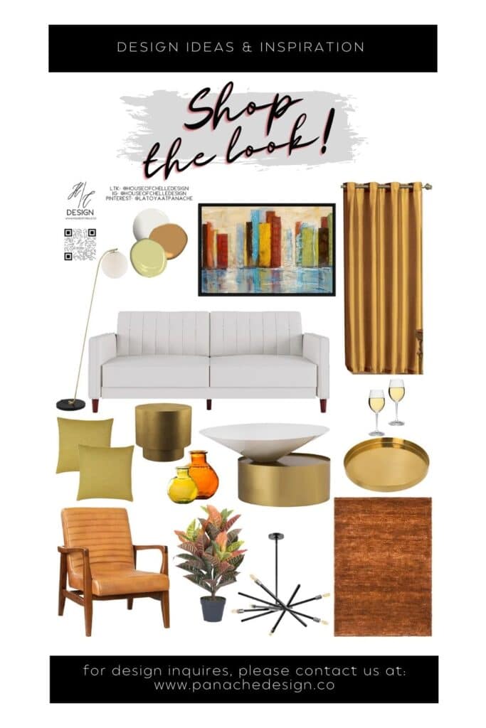 Shop the Look Shoppable Design Concept Board!